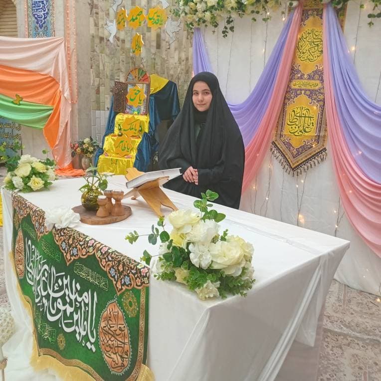 مراسم اعتکاف دختر نازنین النا سهیلی