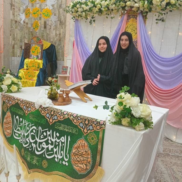 مراسم اعتکاف دختر نازنین النا سهیلی